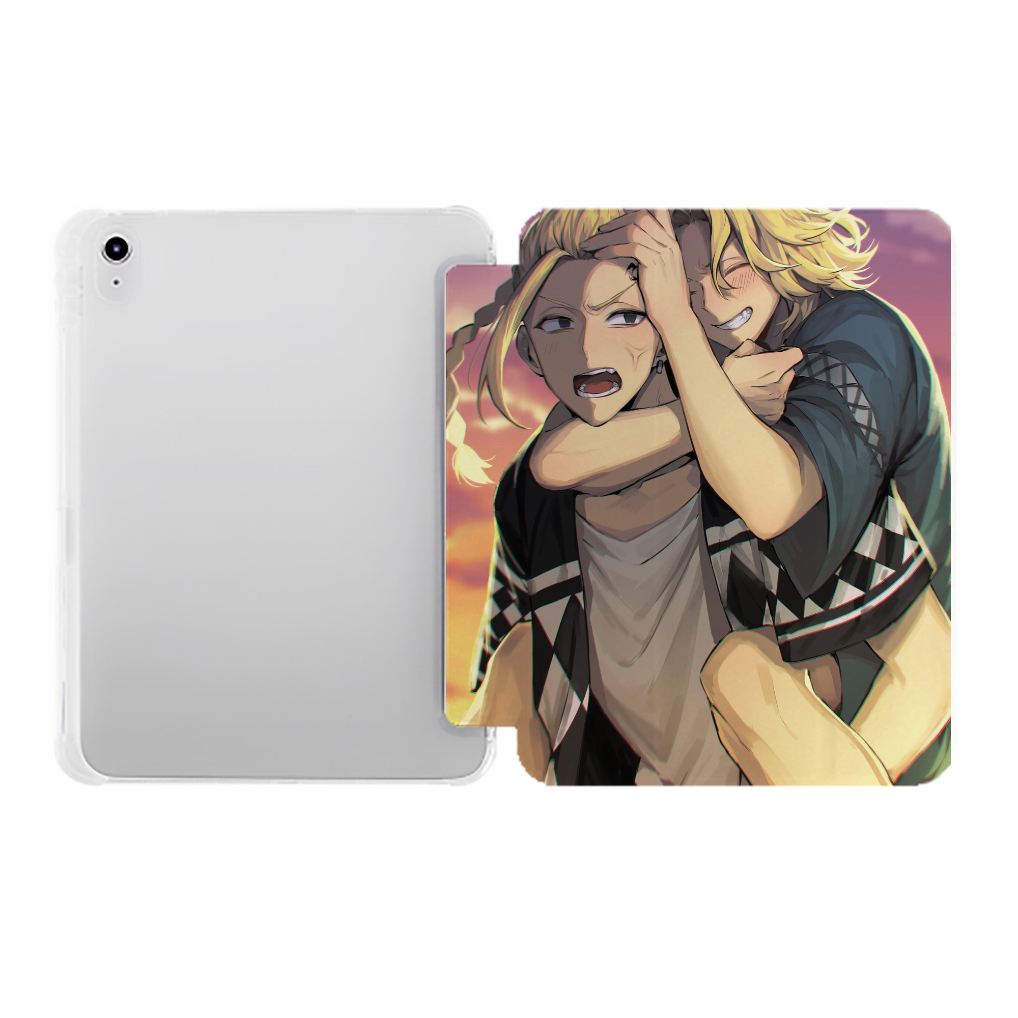 （画像用） 東京リベンジャーズ Tokyo Revengers IPad ケース ペン収納付き 三つ折りスタンド PUレザー×シリコン 対応機種9.5/10.5/10.9インチ